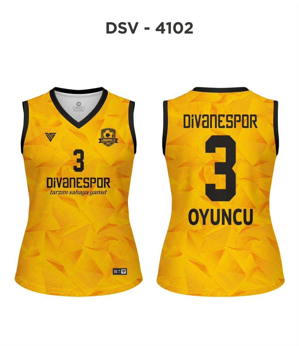 DSV 4102 Turuncu-Siyah Voleybol Forma