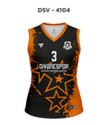 DSV 4104 Siyah-Turuncu Voleybol Forma