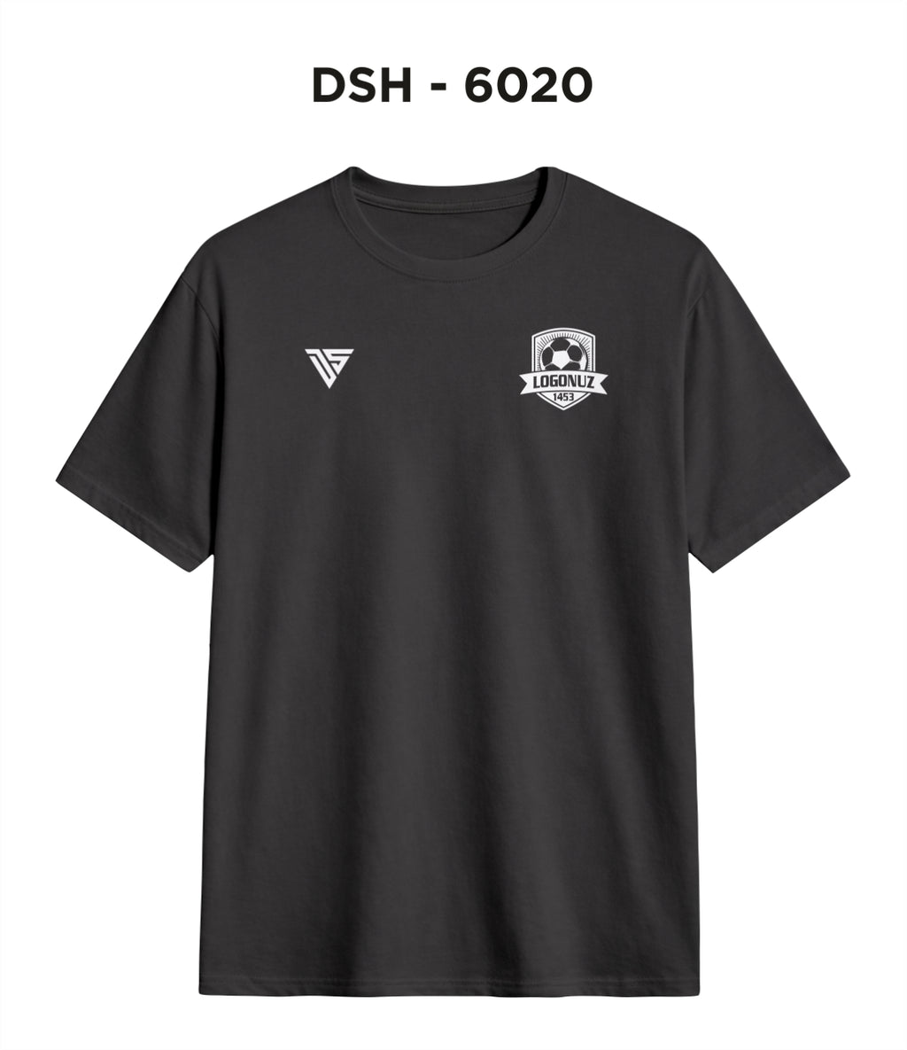 DSY 6020 Siyah 0 Yaka Tişört