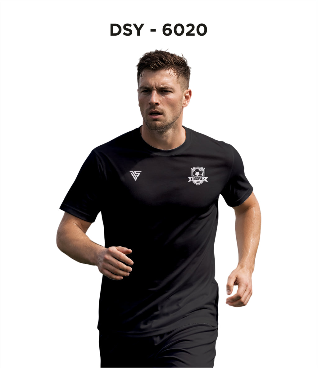 DSY 6020 Siyah 0 Yaka Tişört