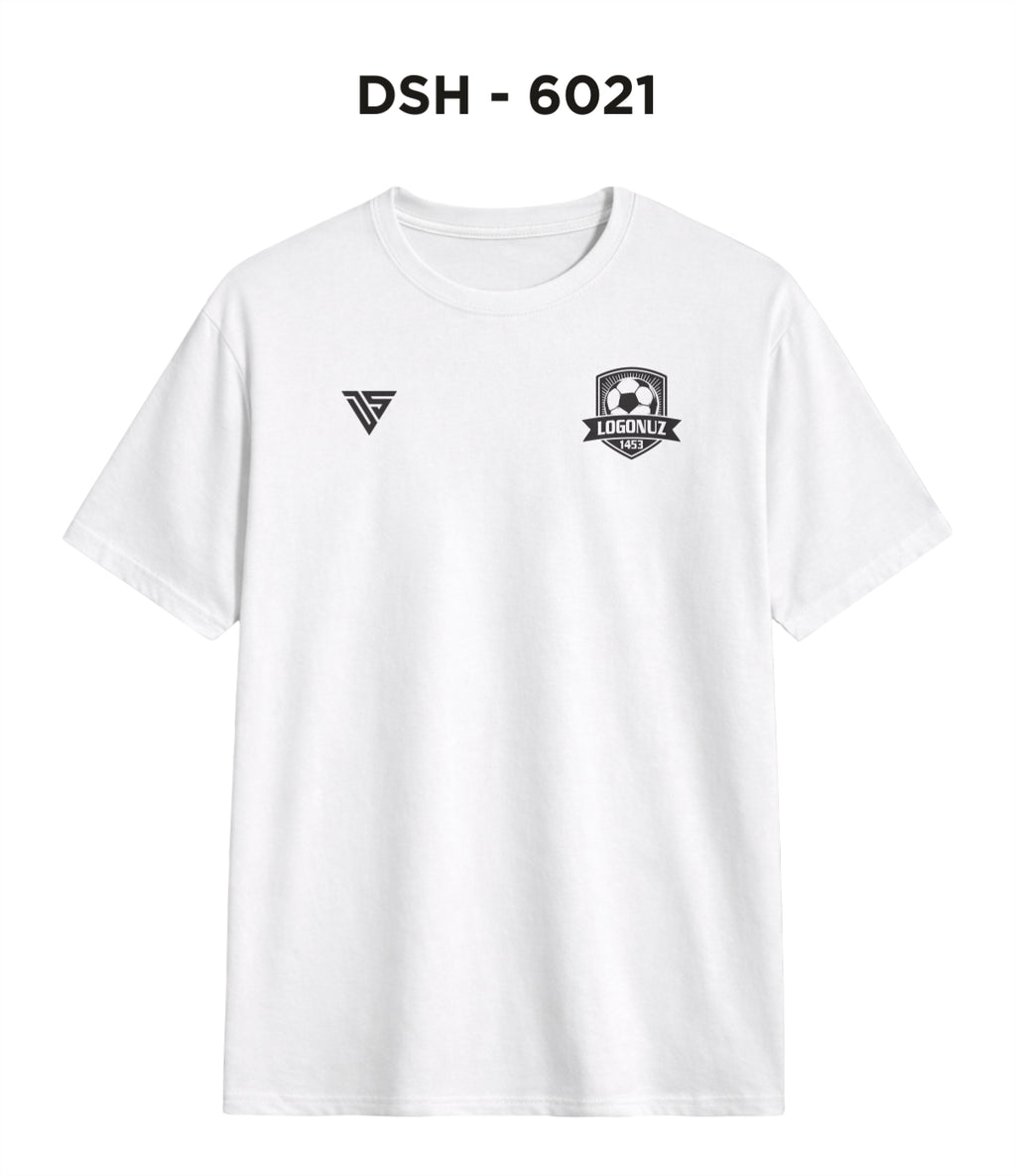 DSY 6021 Beyaz 0 Yaka Tişört