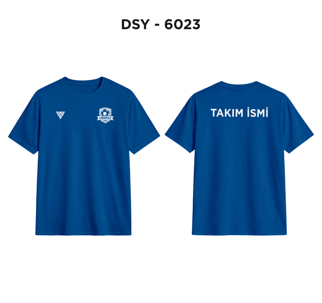 DSY 6023 Mavi 0 Yaka Tişört