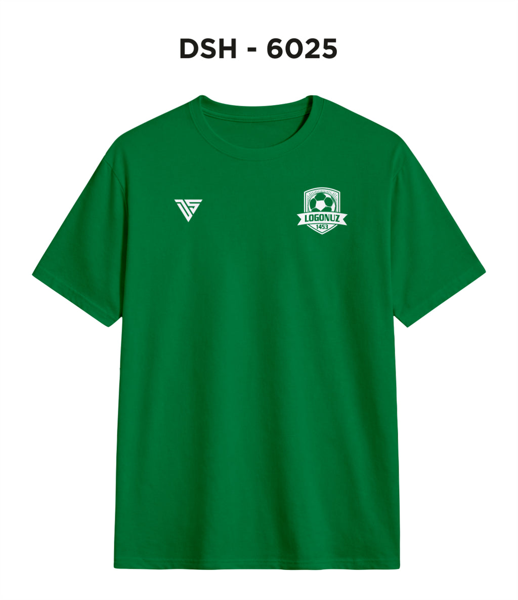 DSY 6025 Yeşil 0 Yaka Tişört