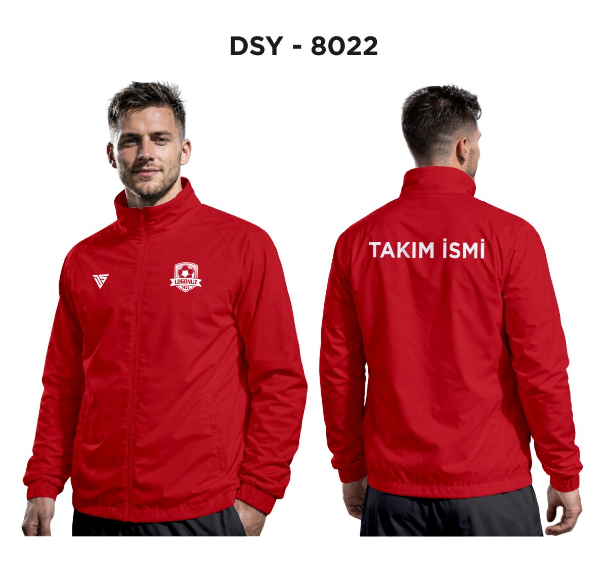 DSY 8022 Kırmızı Yağmurluk