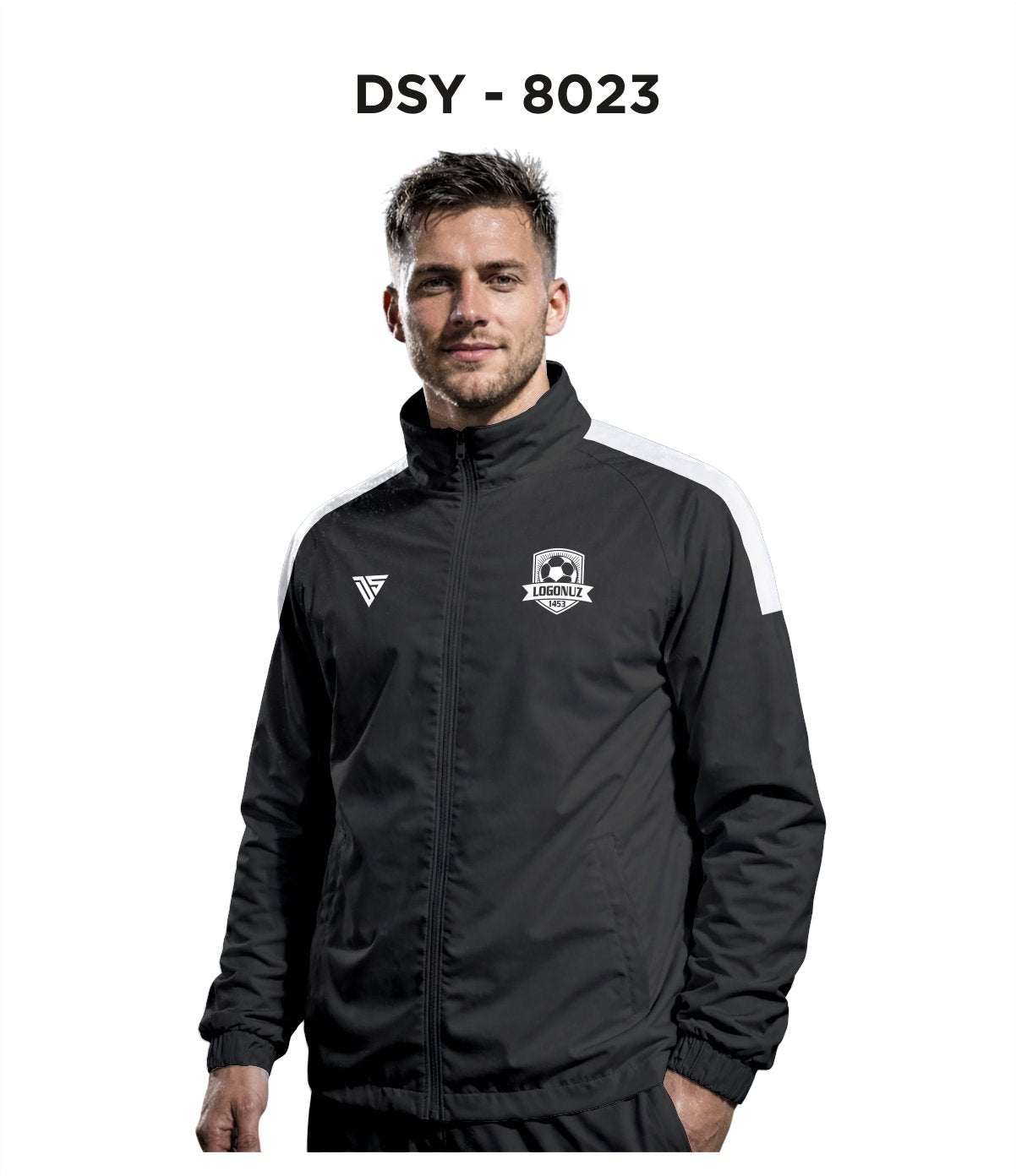 DSY 8023 Siyah-Beyaz Yağmurluk