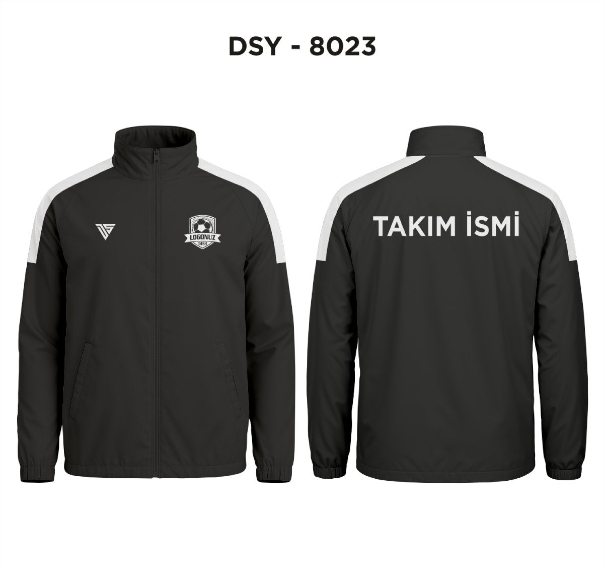 DSY 8023 Siyah-Beyaz Yağmurluk