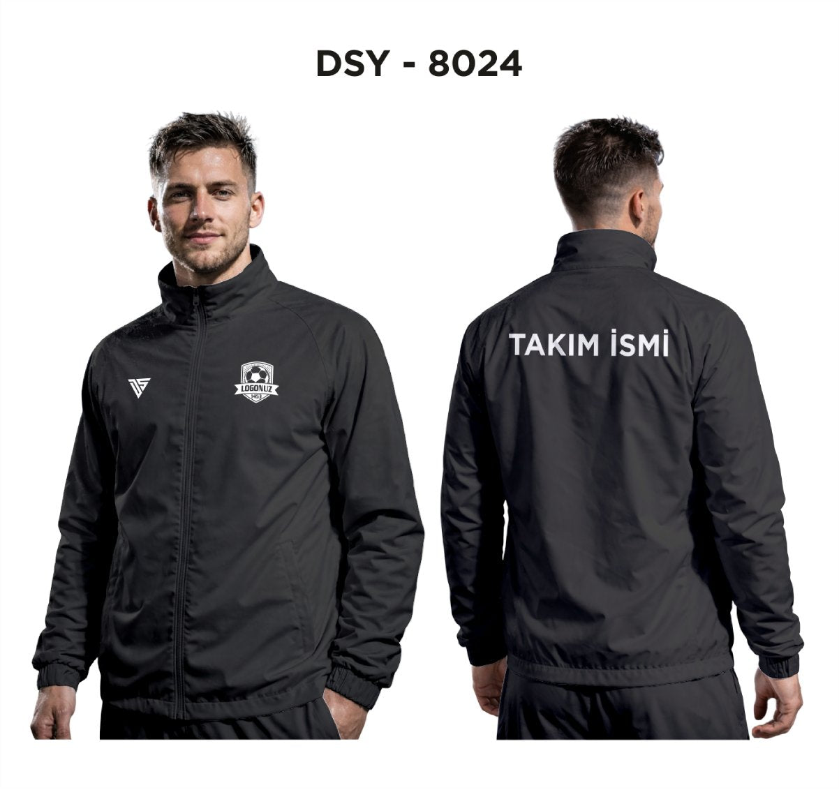 DSY 8024 Siyah Yağmurluk