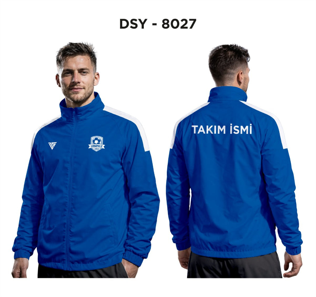 DSY 8027 Mavi-Beyaz Yağmurluk