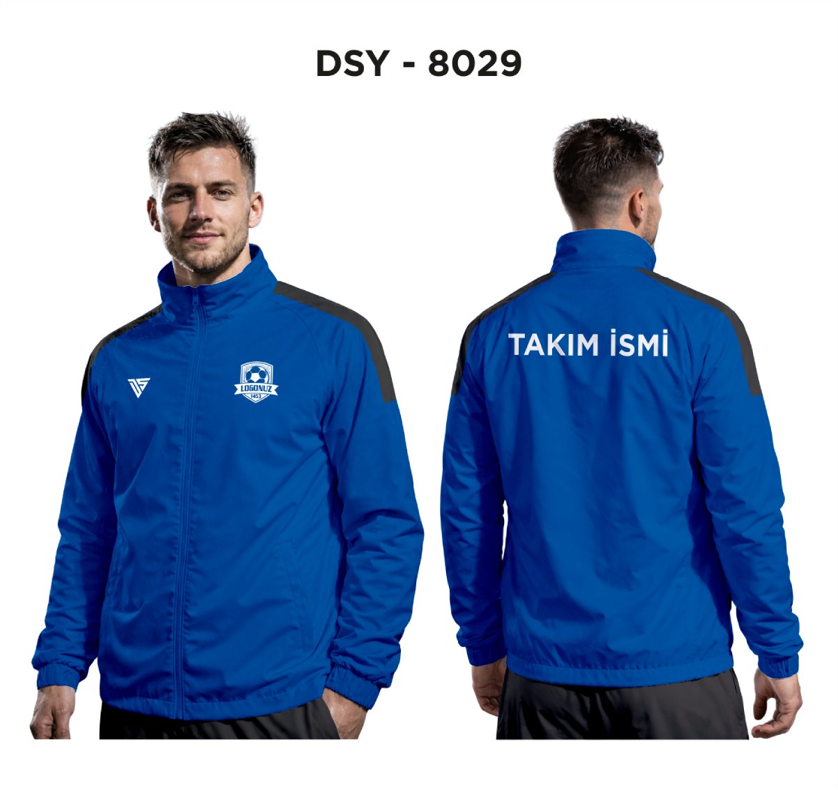 DSY 8029 Mavi-Siyah Yağmurluk