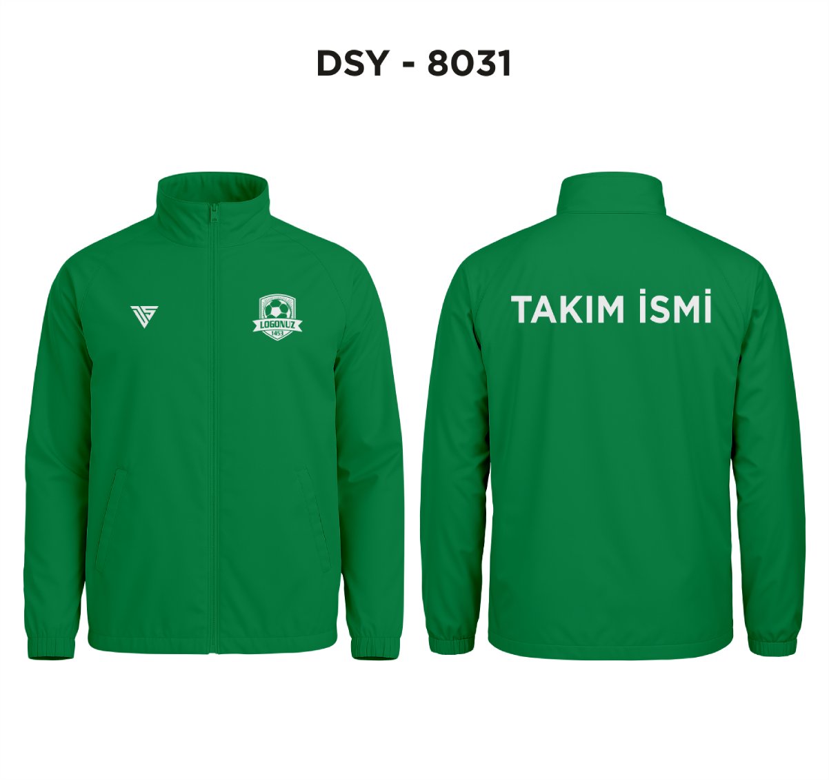 DSY 8031 Yeşil Yağmurluk
