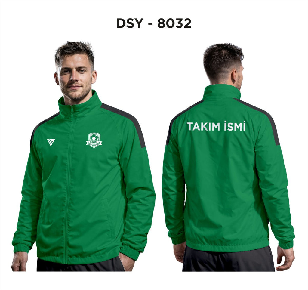 DSY 8032 Yeşil-Siyah Yağmurluk