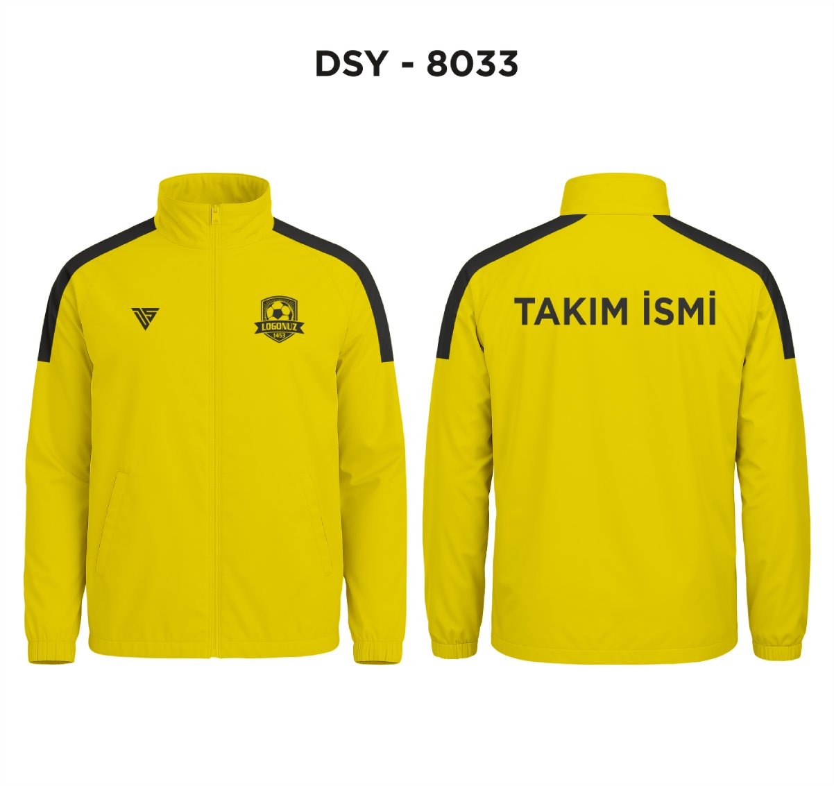 DSY 8033 Sarı-Siyah Yağmurluk