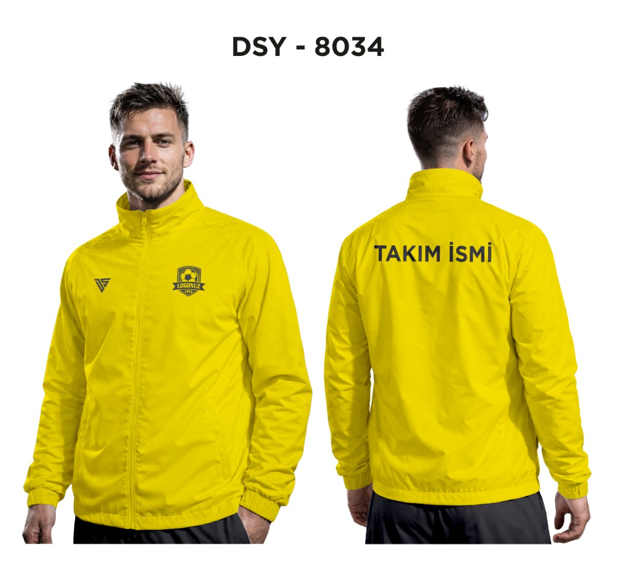 DSY 8034 Sarı Yağmurluk