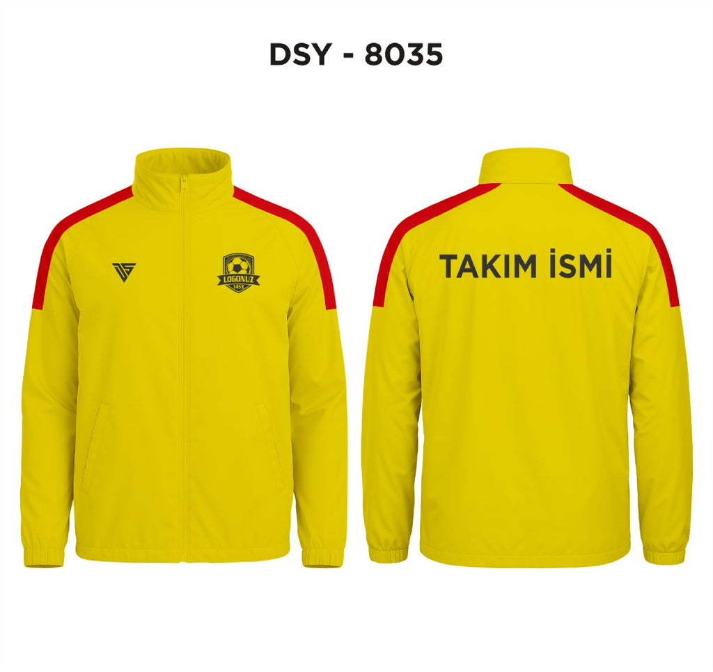 DSY 8035 Sarı-Kırmızı Yağmurluk