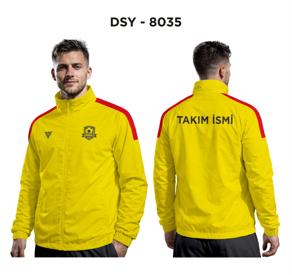 DSY 8035 Sarı-Kırmızı Yağmurluk