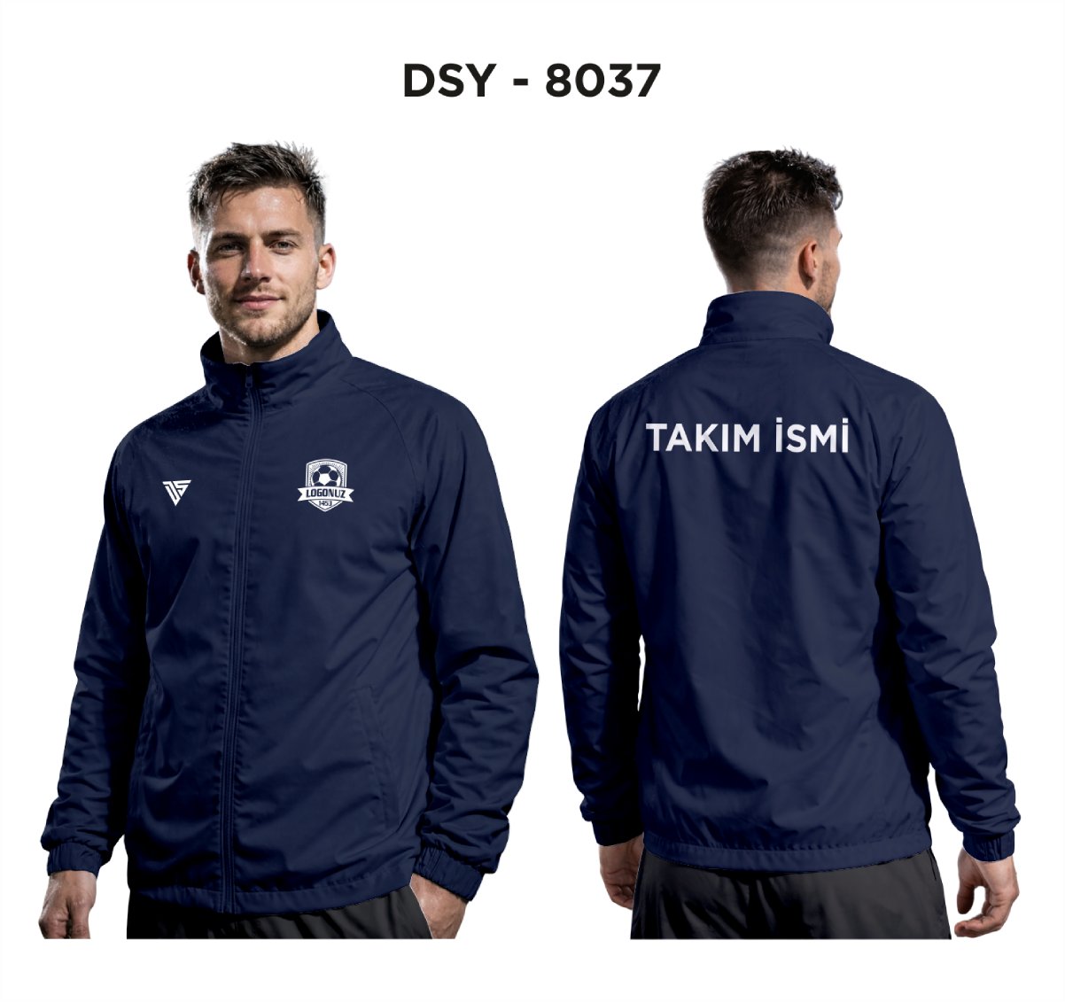 DSY 8037 Lacivert Yağmurluk