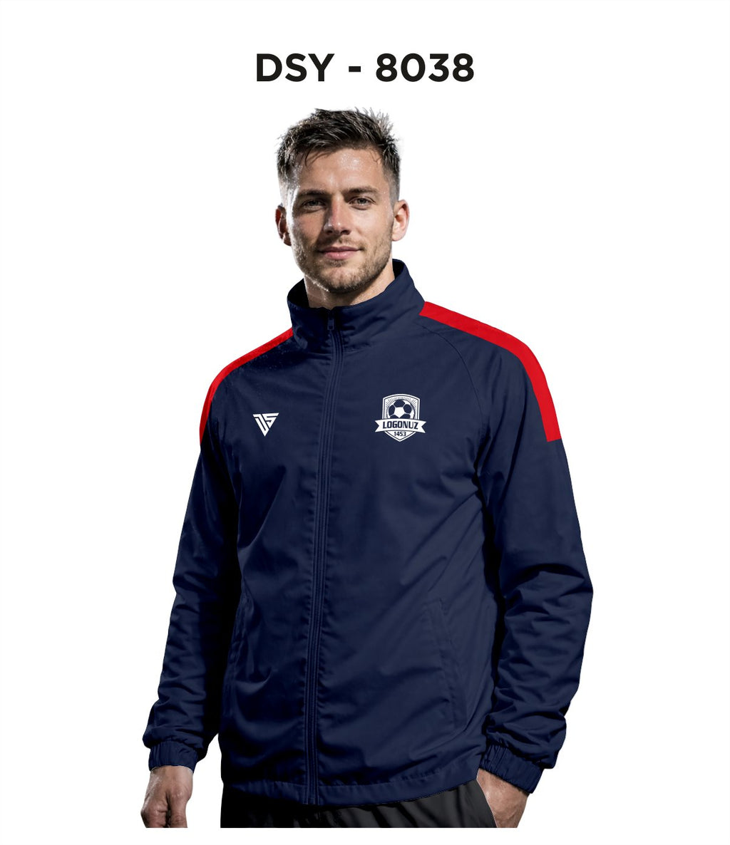 DSY 8038 Lacivert-Kırmızı Yağmurluk
