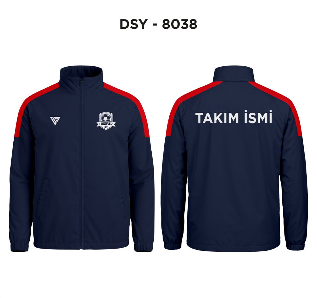 DSY 8038 Lacivert-Kırmızı Yağmurluk